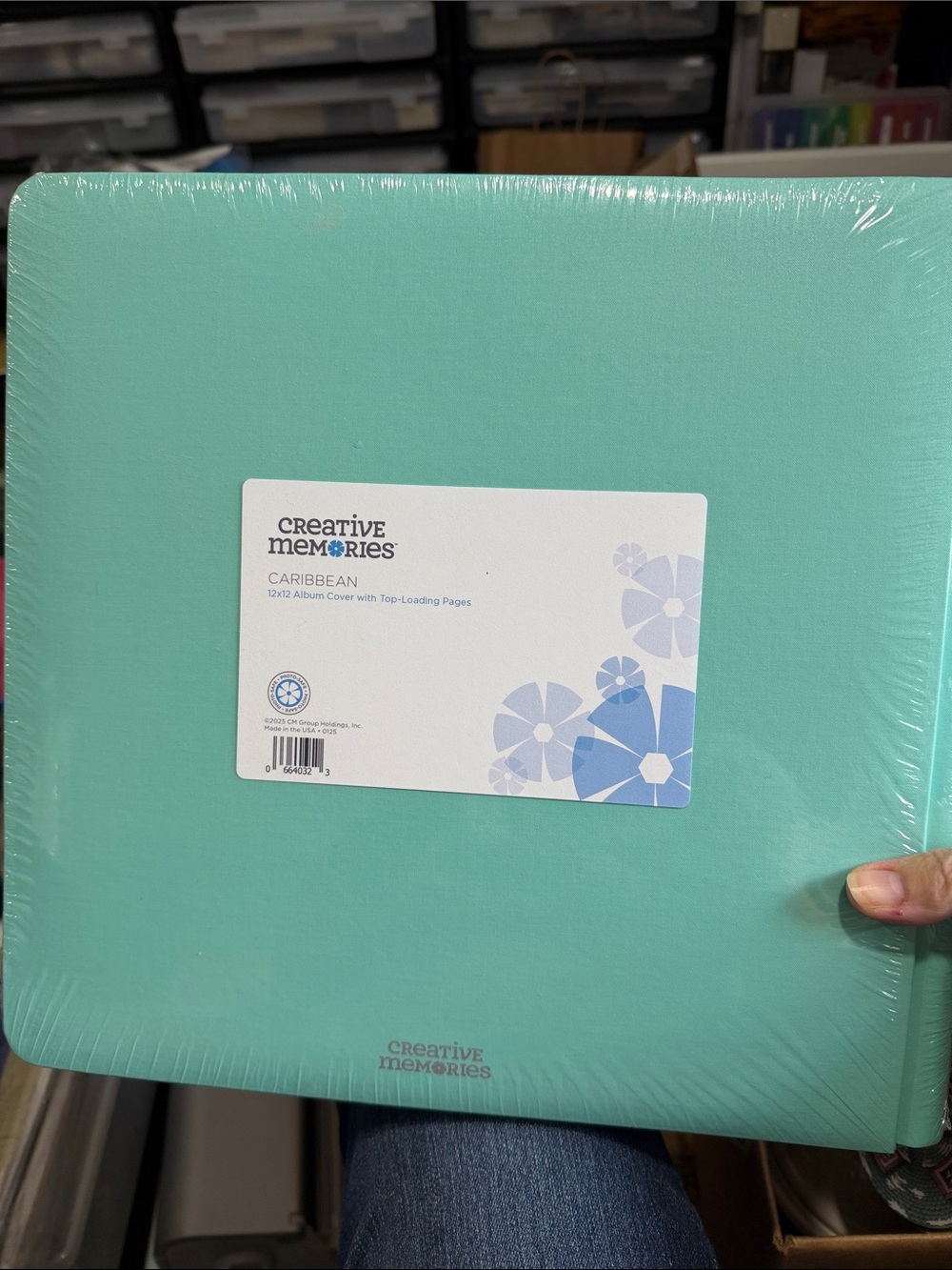 Creative Memories Caribbean 12x12 Album Cover with Too-Loading Pages